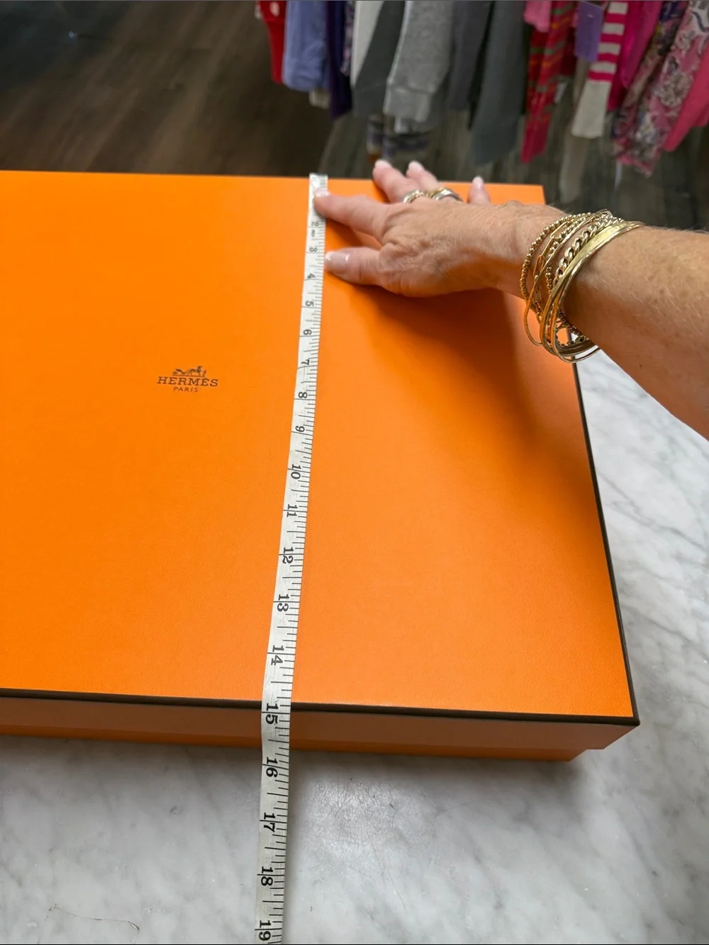 Hermes Box Storage Box Designer Box Decoration with Ribbon